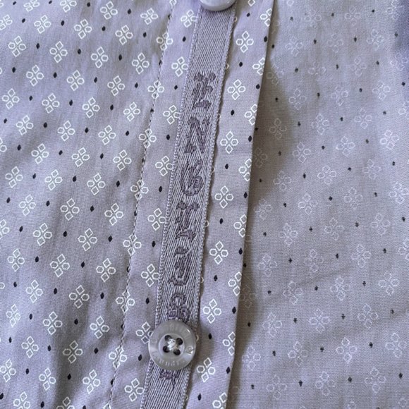 English Laundry Blue Patterned Dress Shirt - Picture 3 of 10